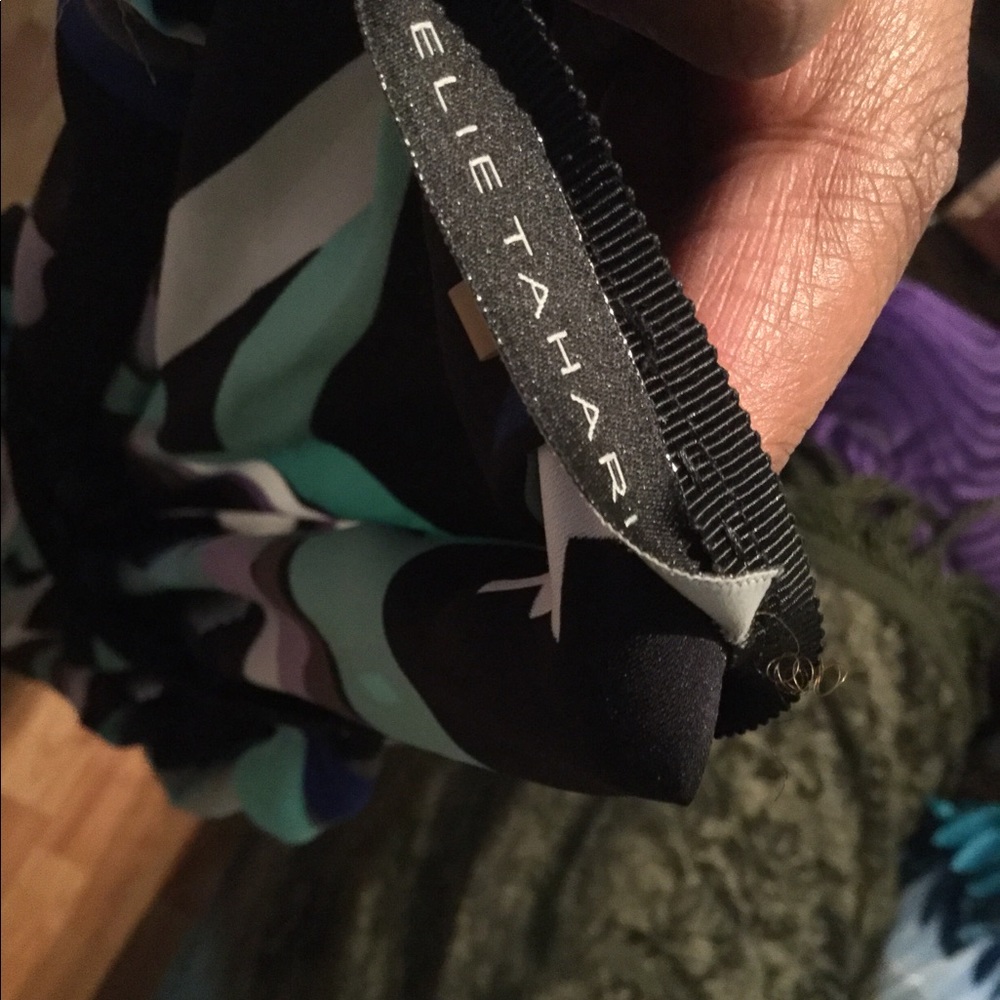 Elie Tahari Pucci-esque Print Silk Dress - Picture 3 of 5